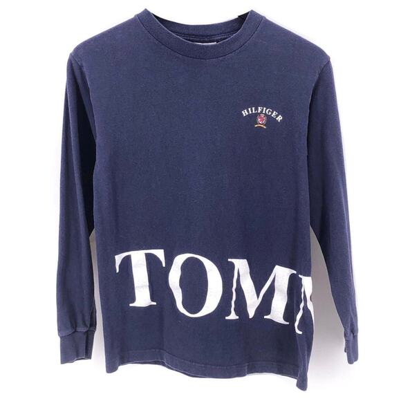 90s Tommy Hilfiger long sleeve tshirt 1990s vintage - Picture 1 of 4